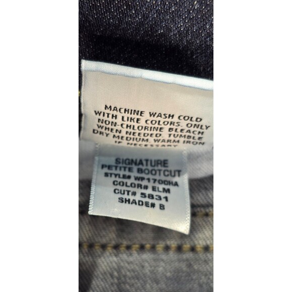 Hudson Womens Jeans Signature Petite Bootcut Mid Rise Flap Pockets Elm Size 31 - Picture 12 of 16